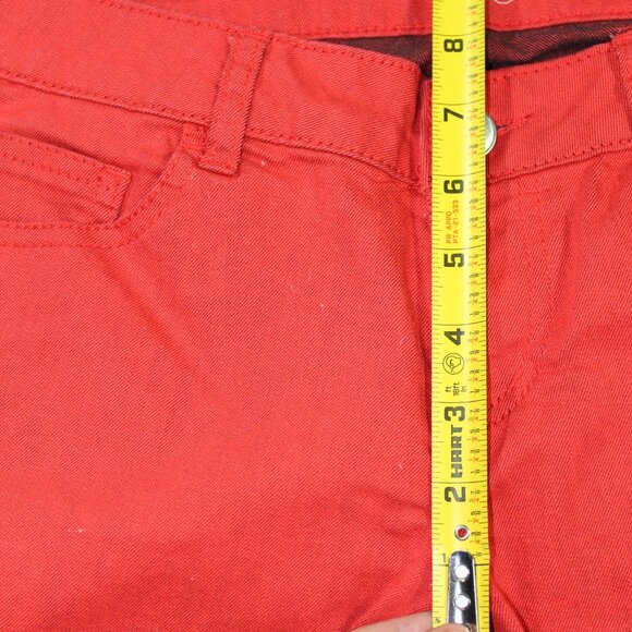 Vintage Y2K Forever 21 Size 26 Denim Red Jeans - Picture 4 of 6